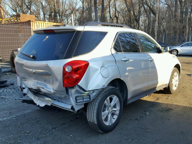 2GNFLGEK0F6411085 - 2015 CHEVROLET EQUINOX LT SILVER photo 4