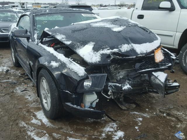 1ZVHT84N395132276 - 2009 FORD MUSTANG BLACK photo 1