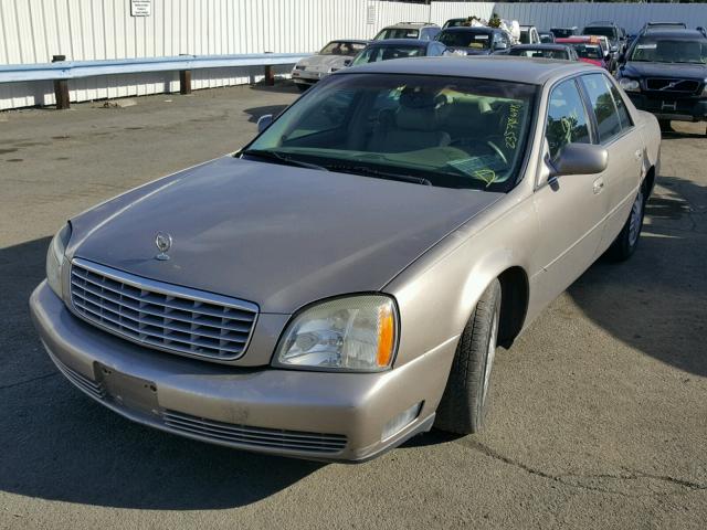 1G6KD54Y43U157539 - 2003 CADILLAC DEVILLE BEIGE photo 2