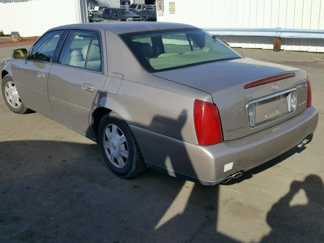 1G6KD54Y43U157539 - 2003 CADILLAC DEVILLE BEIGE photo 3