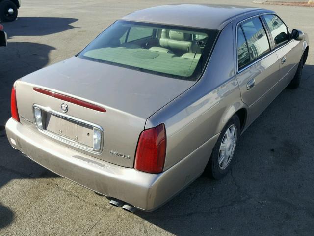 1G6KD54Y43U157539 - 2003 CADILLAC DEVILLE BEIGE photo 4