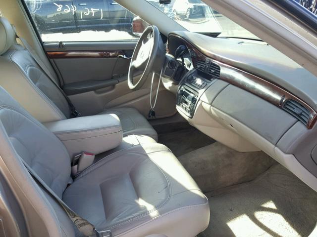 1G6KD54Y43U157539 - 2003 CADILLAC DEVILLE BEIGE photo 5