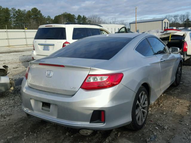 1HGCT2B85DA003691 - 2013 HONDA ACCORD EXL SILVER photo 4