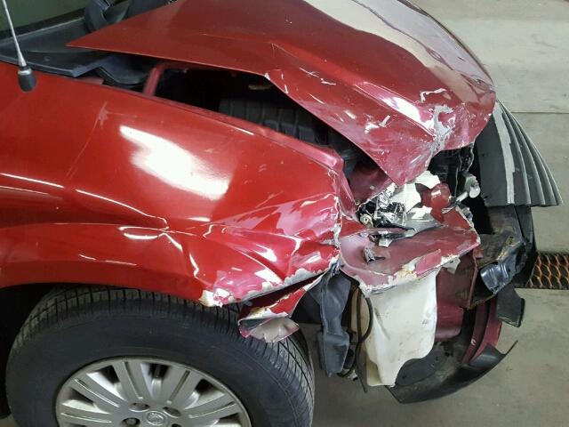 1A4GP44R76B753252 - 2006 CHRYSLER TOWN & COU BURGUNDY photo 9