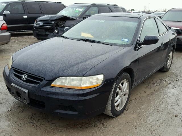 1HGCG22581A029966 - 2001 HONDA ACCORD EX BLACK photo 2