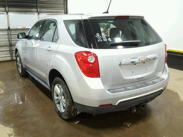 2GNALBEK2C6362478 - 2012 CHEVROLET EQUINOX LS SILVER photo 3