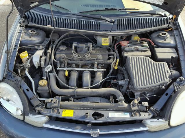 1B3ES46C91D271126 - 2001 DODGE NEON SE BLUE photo 7