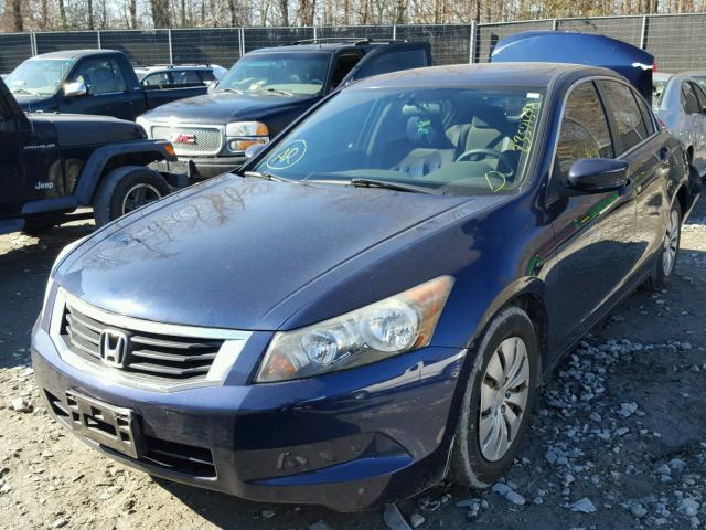 1HGCP2F38AA003019 - 2010 HONDA ACCORD LX BLUE photo 2