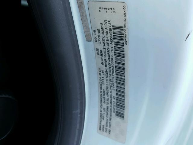 3VWRF31Y86M305986 - 2006 VOLKSWAGEN NEW BEETLE 青色 照片 10