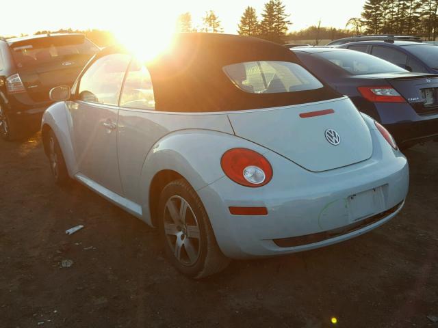 3VWRF31Y86M305986 - 2006 VOLKSWAGEN NEW BEETLE 青色 照片 3