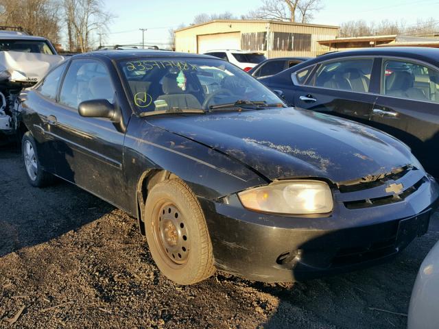 1G1JF14F357107252 - 2005 CHEVROLET CAVALIER L BLACK photo 1