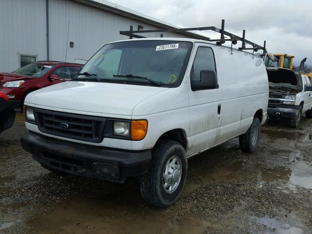 1FTSE34LX7DB44898 - 2007 FORD ECONOLINE WHITE photo 2