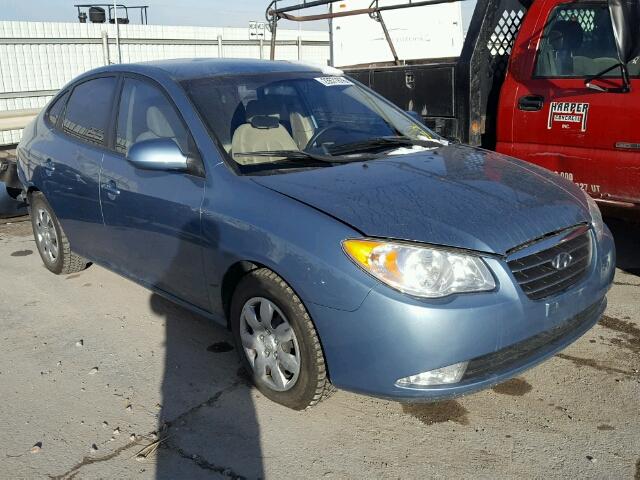 KMHDU46D67U262451 - 2007 HYUNDAI ELANTRA GL BLUE photo 1