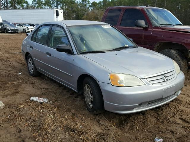 2HGES16531H598835 - 2001 HONDA CIVIC LX SILVER photo 1