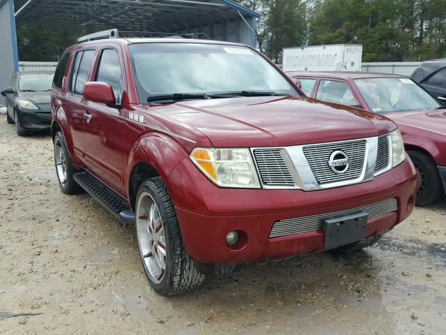 5N1AR18U66C636822 - 2006 NISSAN PATHFINDER BURGUNDY photo 1