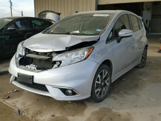 3N1CE2CP4FL384298 - 2015 NISSAN VERSA NOTE SILVER photo 2