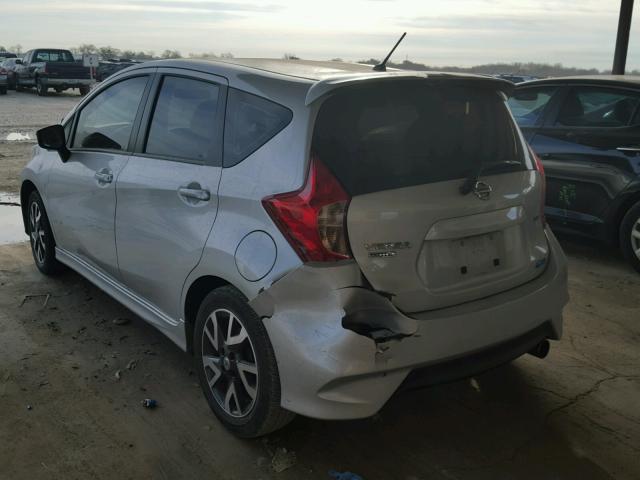 3N1CE2CP4FL384298 - 2015 NISSAN VERSA NOTE SILVER photo 3