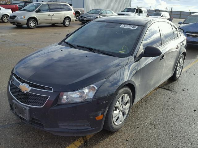 1G1PB5SH0E7287033 - 2014 CHEVROLET CRUZE LS BLACK photo 2