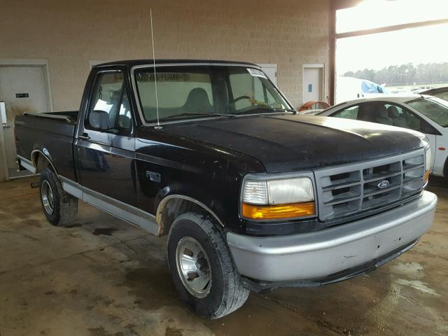 1FTEF15YXTLB17337 - 1996 FORD F150 BLACK photo 1