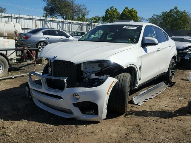 5YMKW8C57G0R43114 - 2016 BMW X6 WHITE photo 2