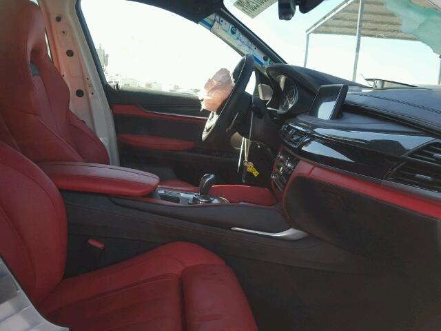 5YMKW8C57G0R43114 - 2016 BMW X6 WHITE photo 5