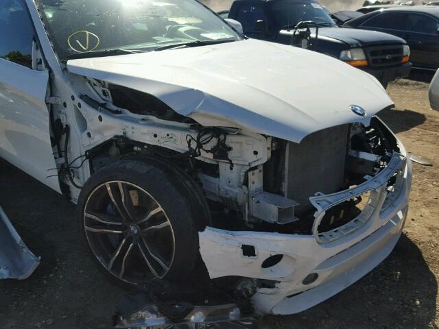 5YMKW8C57G0R43114 - 2016 BMW X6 WHITE photo 9