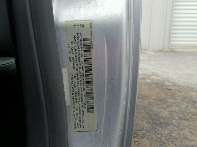 3VWPW31C08M508286 - 2008 VOLKSWAGEN NEW BEETLE ვერცხლისფერი ფოტო 10