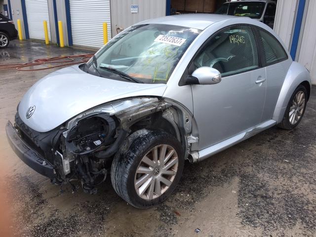 3VWPW31C08M508286 - 2008 VOLKSWAGEN NEW BEETLE ვერცხლისფერი ფოტო 2