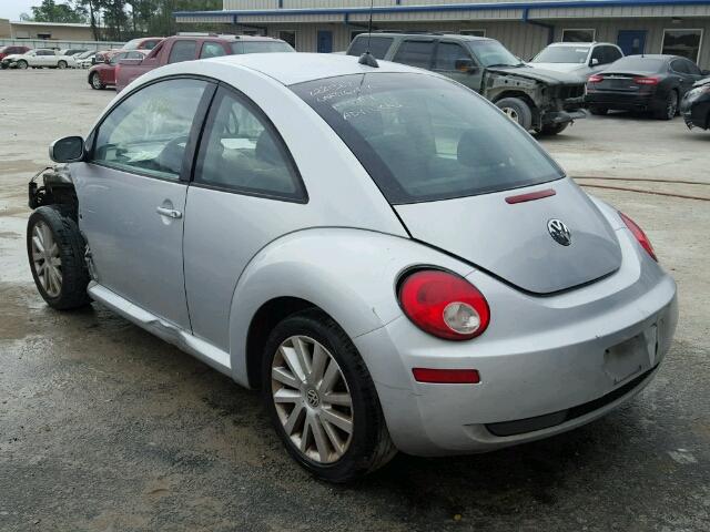 3VWPW31C08M508286 - 2008 VOLKSWAGEN NEW BEETLE ვერცხლისფერი ფოტო 3