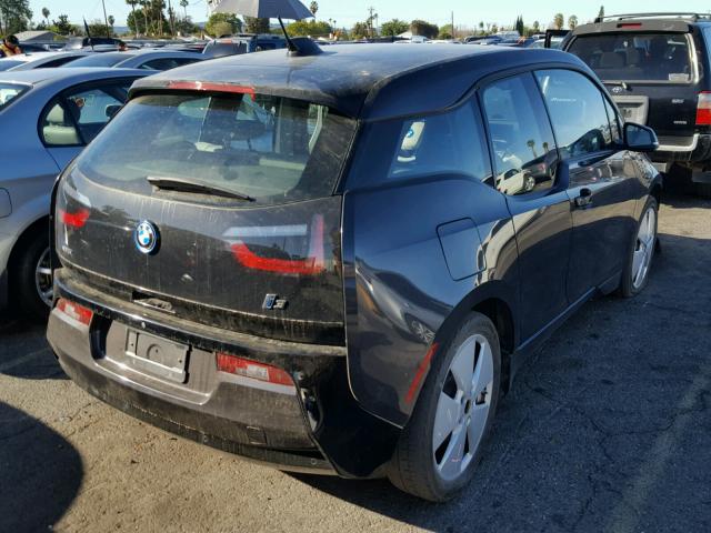 WBY1Z4C56FV504586 - 2015 BMW I3 REX BLACK photo 4