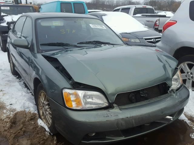 4S3BE625747200070 - 2004 SUBARU LEGACY L S GREEN photo 1