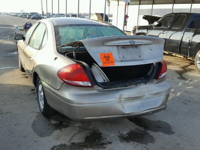 1FAFP53U67A146415 - 2007 FORD TAURUS SE TAN photo 3