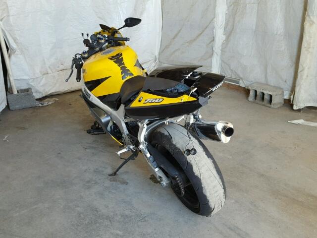 JS1GR7HA932105309 - 2003 SUZUKI GSX-R750 YELLOW photo 3