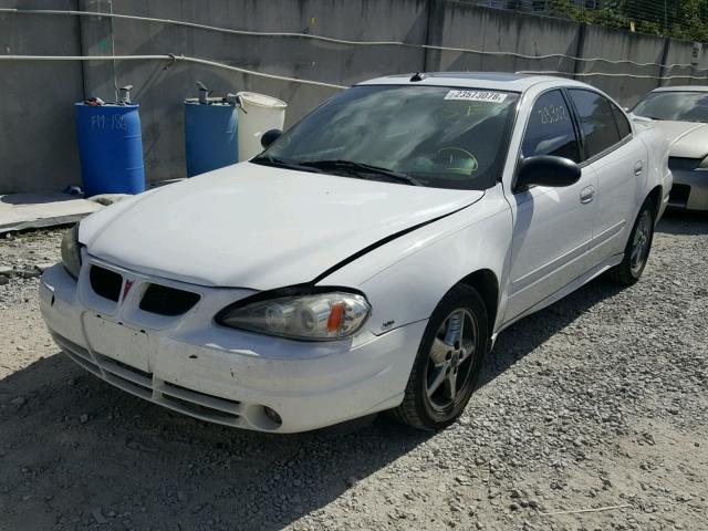 1G2NG52E84C229574 - 2004 PONTIAC GRAND AM S WHITE photo 2