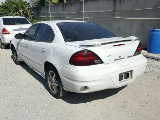 1G2NG52E84C229574 - 2004 PONTIAC GRAND AM S WHITE photo 3