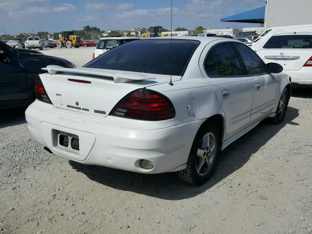 1G2NG52E84C229574 - 2004 PONTIAC GRAND AM S WHITE photo 4