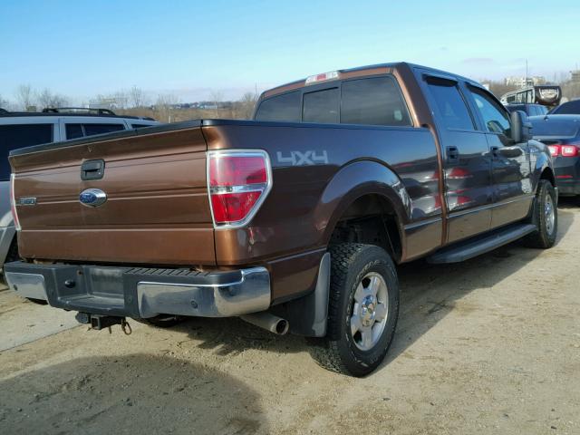 1FTFW1ET6BFC11138 - 2011 FORD F150 SUPER BROWN photo 4