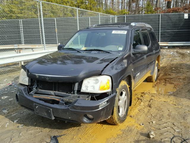 1GKET12P046174042 - 2004 GMC ENVOY XUV BLACK photo 2