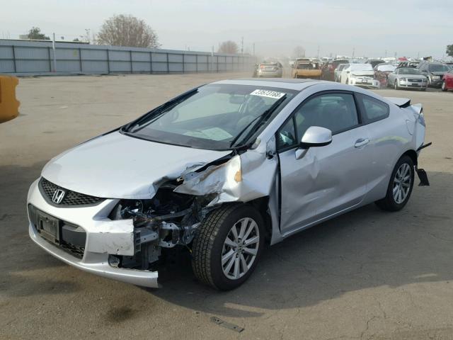 2HGFG3B06CH503120 - 2012 HONDA CIVIC EXL SILVER photo 2