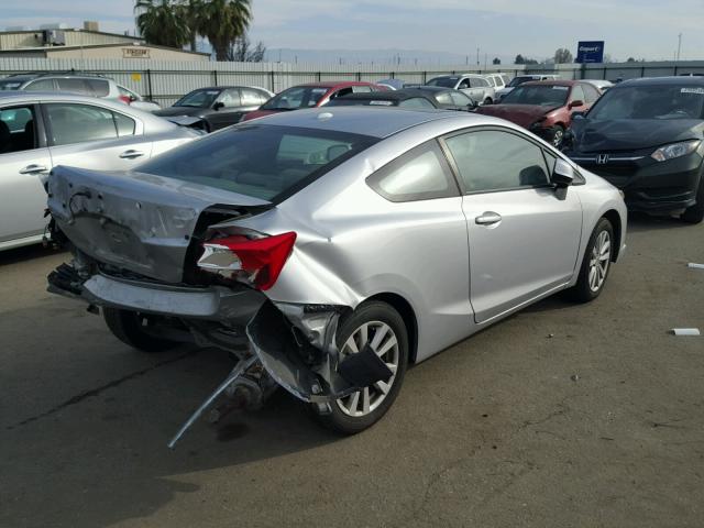 2HGFG3B06CH503120 - 2012 HONDA CIVIC EXL SILVER photo 4