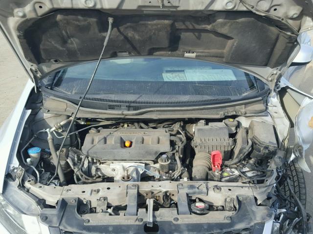 2HGFG3B06CH503120 - 2012 HONDA CIVIC EXL SILVER photo 7