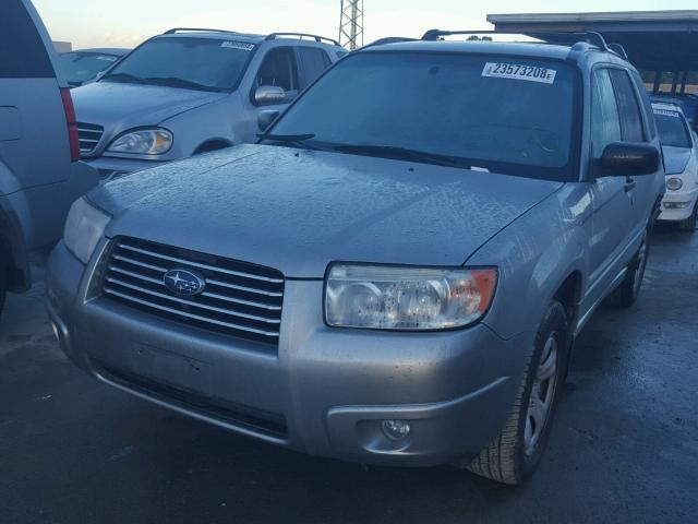 JF1SG63646H739542 - 2006 SUBARU FORESTER 2 SILVER photo 2