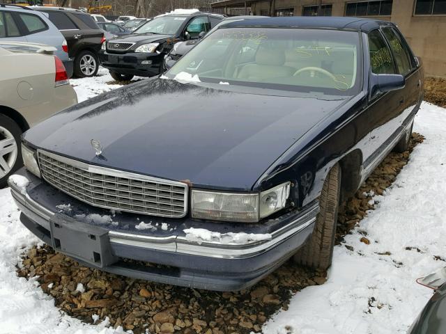 1G6KD52B3SU228694 - 1995 CADILLAC DEVILLE BLUE photo 2