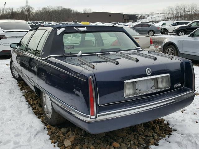 1G6KD52B3SU228694 - 1995 CADILLAC DEVILLE BLUE photo 3