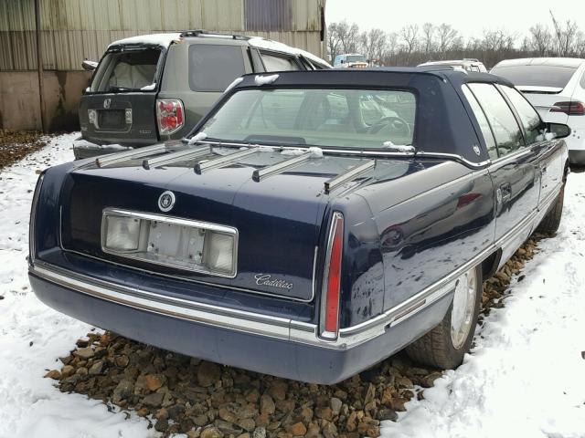 1G6KD52B3SU228694 - 1995 CADILLAC DEVILLE BLUE photo 4