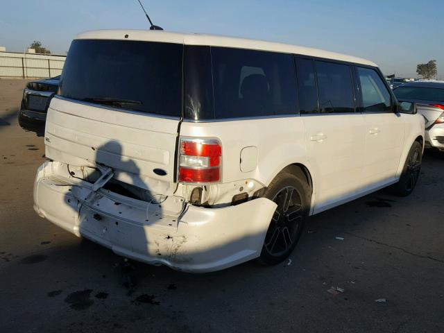 2FMGK5C8XDBD35208 - 2013 FORD FLEX SEL Ақ фото 4