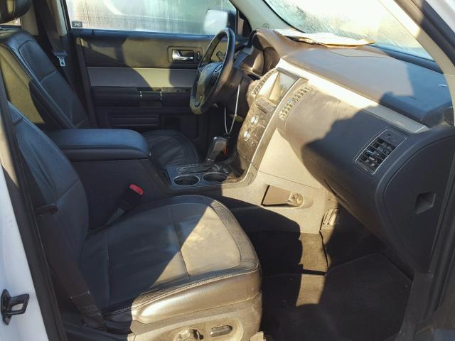 2FMGK5C8XDBD35208 - 2013 FORD FLEX SEL Ақ фото 5