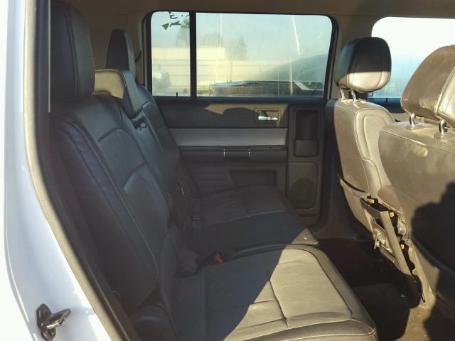 2FMGK5C8XDBD35208 - 2013 FORD FLEX SEL Ақ фото 6