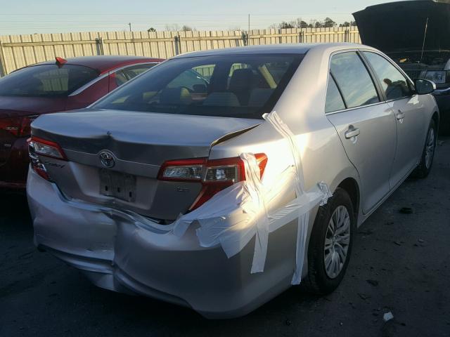 4T1BF1FK1CU038481 - 2012 TOYOTA CAMRY BASE SILVER photo 4