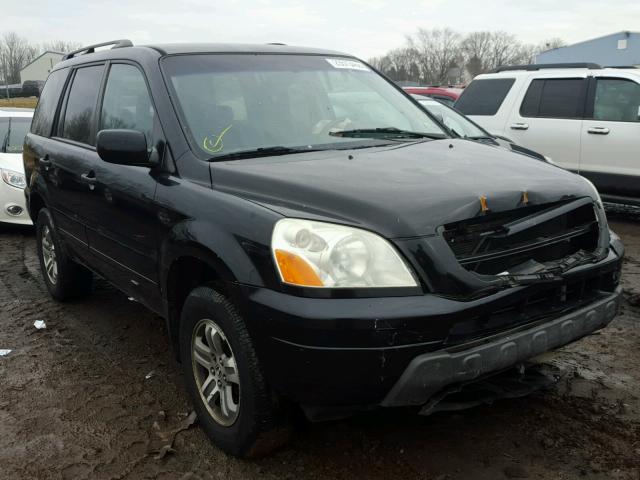 5FNYF18425B025053 - 2005 HONDA PILOT EX BLACK photo 1